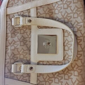 Donna Karan off white purse